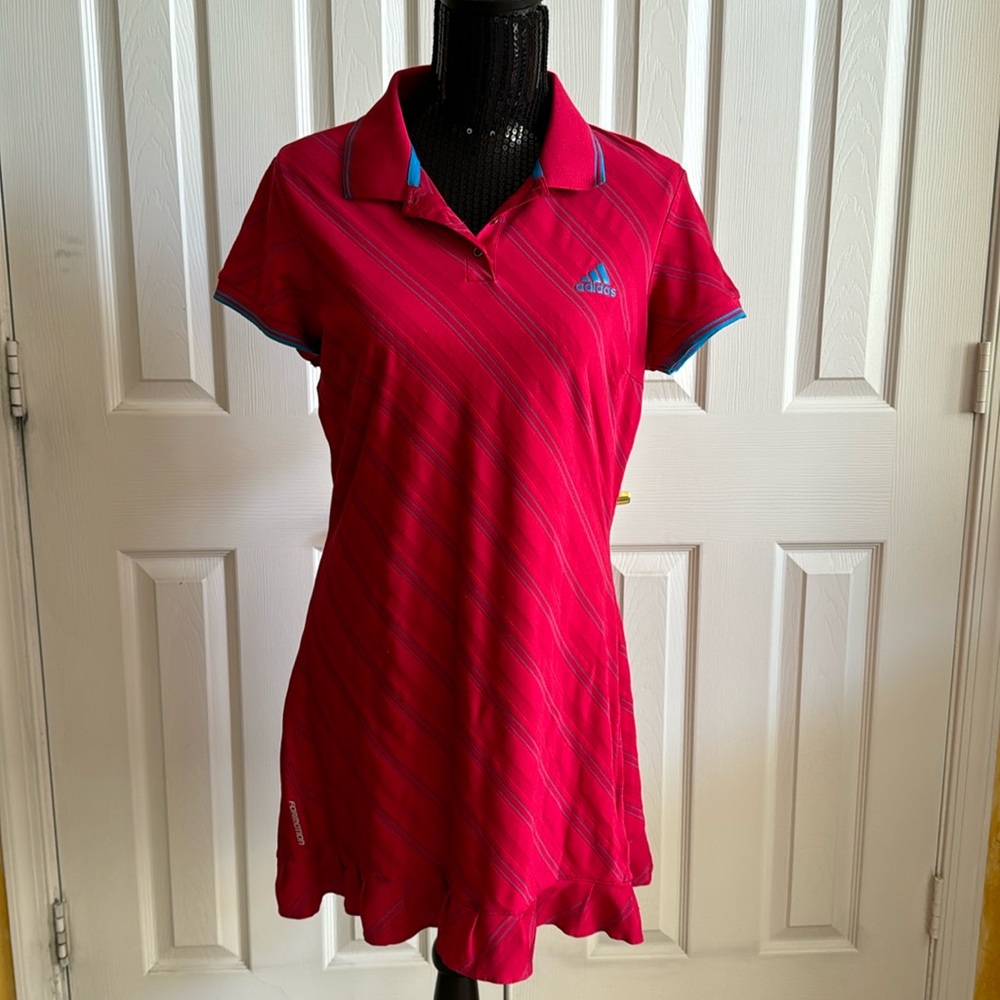 Adidas dark pink tennis dress